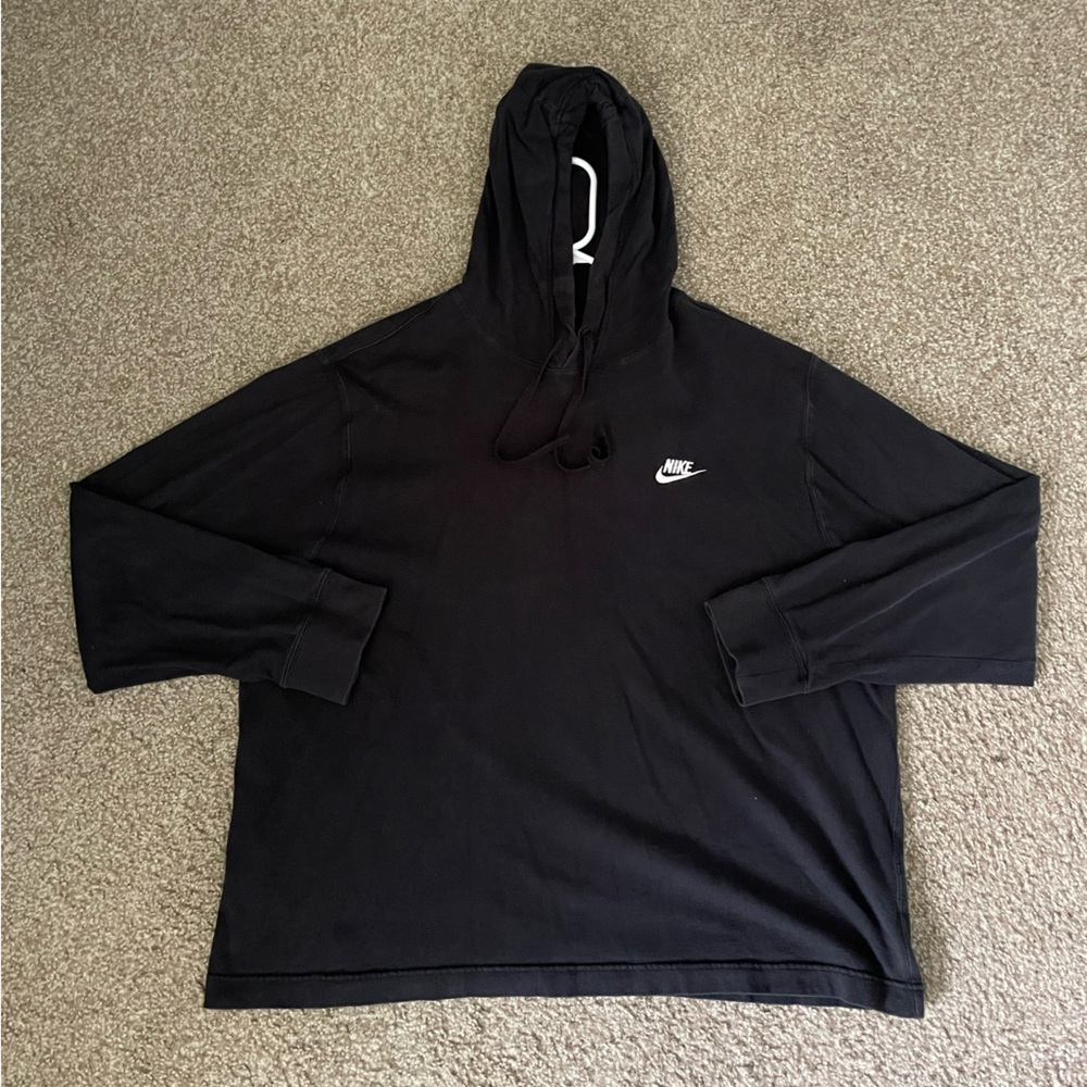 Nike Men's Black Pullover Hoodie